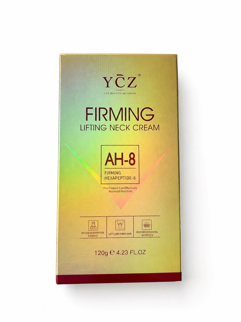 YCZ AH-8 Firming Lifting Neck Cream Hexapeptide-8 Anti Aging 4.23 oz New